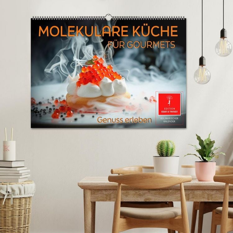 Produktbild: Molekulare K&uuml;che f&uuml;r Gourmets - Genuss erleben (Wandkalender 2026 DIN A2 quer), CALVENDO Monatskalender