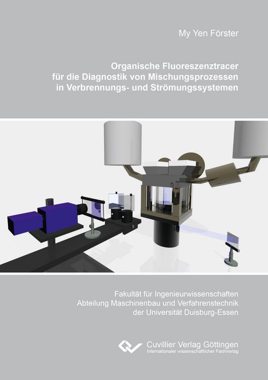 Produktbild: Organische Fluoreszenztracer f&uuml;r die Diagnostik von Mischungsprozessen in Verbrennungs- und Str&ouml;mungssystemen