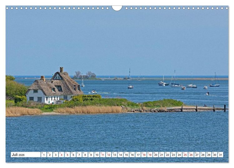 Produktbild: Angeln - Landschaft zwischen Schlei und Flensburger F&ouml;rde (Wandkalender 2026 DIN A3 quer), CALVENDO Monatskalender