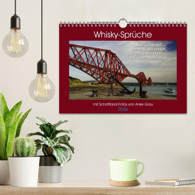 Produktbild: Whisky-Spr&uuml;che (Wandkalender 2026 DIN A4 quer), CALVENDO Monatskalender