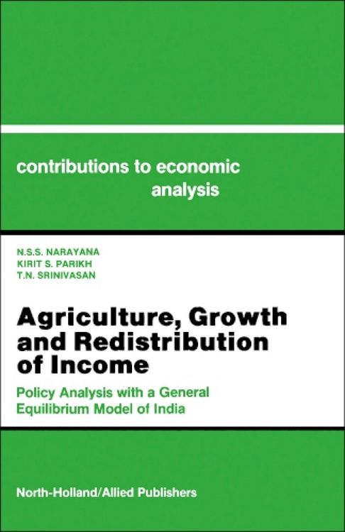 Produktbild: Agriculture, Growth and Redistribution of Income