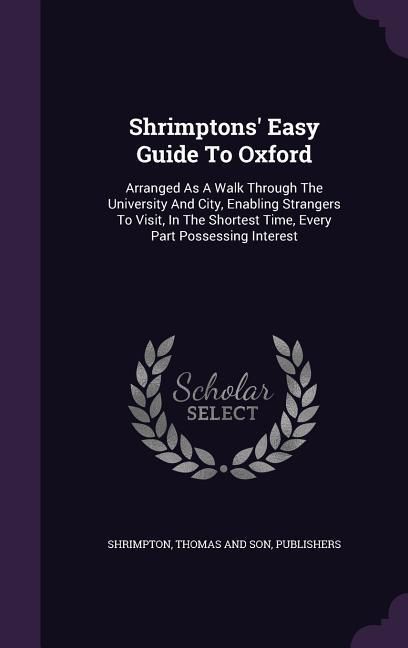 Produktbild: Shrimptons' Easy Guide To Oxford