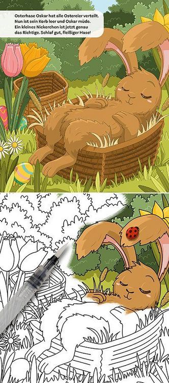 Produktbild: Mein Zauber-Wassermalbuch Frohe Ostern