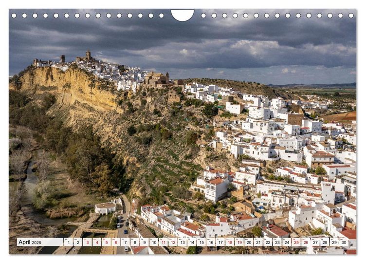 Produktbild: Andalusiens weisse D&ouml;rfer (Wandkalender 2026 DIN A4 quer), CALVENDO Monatskalender