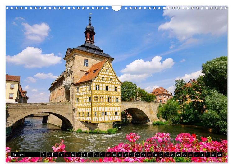 Produktbild: Bamberg und Fr&auml;nkische Schweiz (Wandkalender 2026 DIN A3 quer), CALVENDO Monatskalender