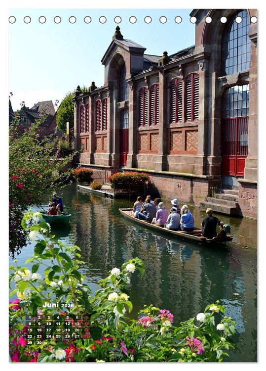 Produktbild: Colmar - Zauberhafte Stadt im Elsass (Tischkalender 2026 DIN A5 hoch), CALVENDO Monatskalender