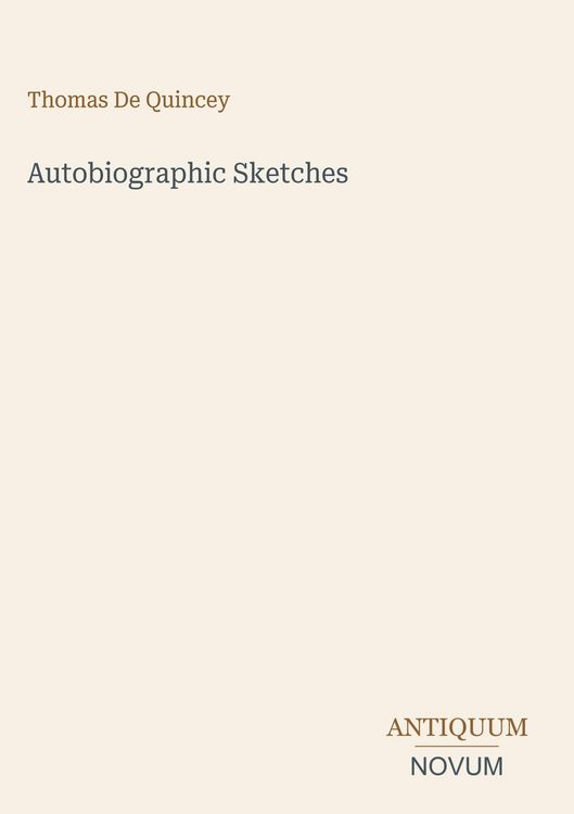 Produktbild: Autobiographic Sketches