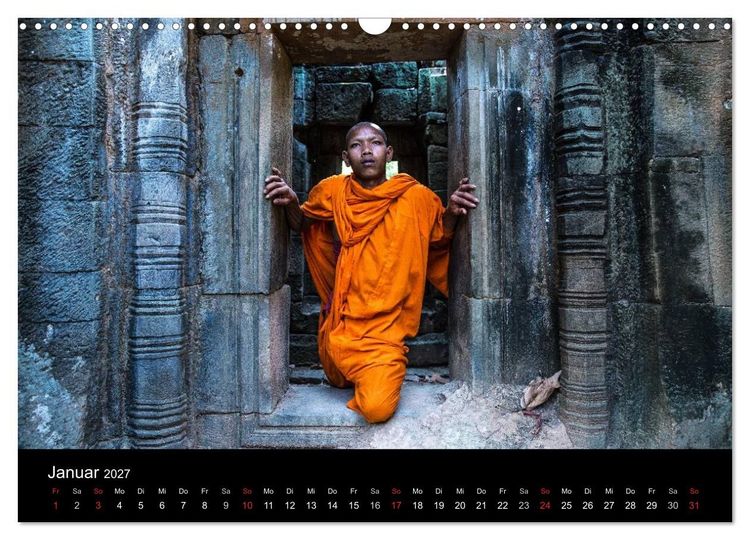 Produktbild: Tempel rund um Angkor Wat (Wandkalender 2027 DIN A3 quer), CALVENDO Monatskalender