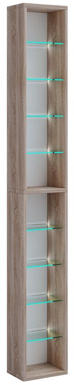 Produktbild: Holz CD DVD Stand Aufbewahrung Regal Rasato XL