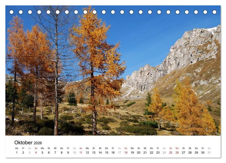 Produktbild: Unbekanntes K&auml;rnten (Tischkalender 2026 DIN A5 quer), CALVENDO Monatskalender