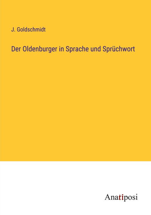 Produktbild: Der Oldenburger in Sprache und Spr&uuml;chwort