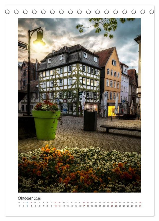 Produktbild: Mein Marburg (Tischkalender 2026 DIN A5 hoch), CALVENDO Monatskalender