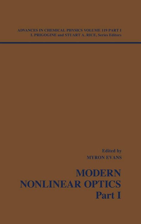 Produktbild: Modern Nonlinear Optics, Volume 119, Part 1