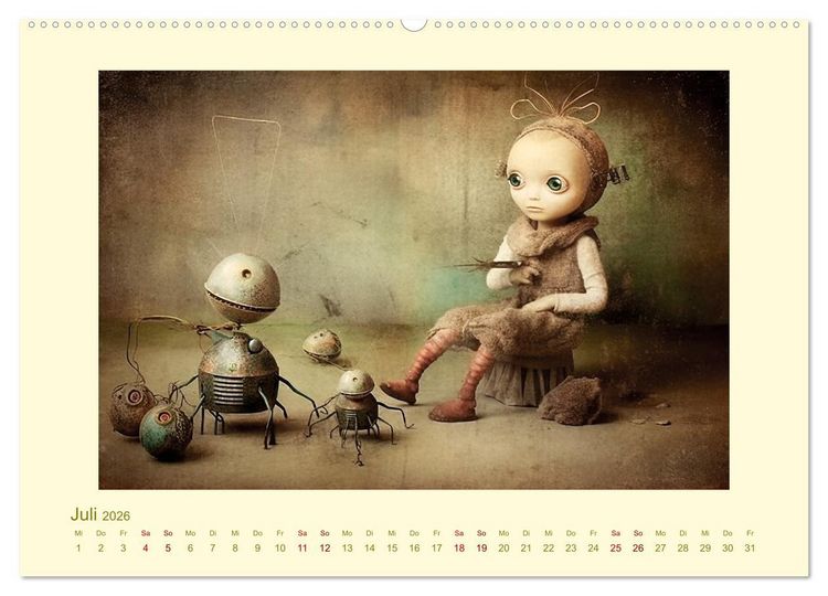Produktbild: Surreale Alienwelt (hochwertiger Premium Wandkalender 2026 DIN A2 quer), Kunstdruck in Hochglanz