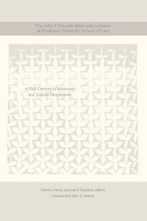 Produktbild: The John F. Sonnett Memorial Lectures at Fordham University School of Law
