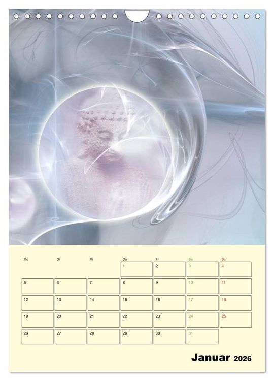 Produktbild: Buddhismus (Wandkalender 2026 DIN A4 hoch), CALVENDO Monatskalender