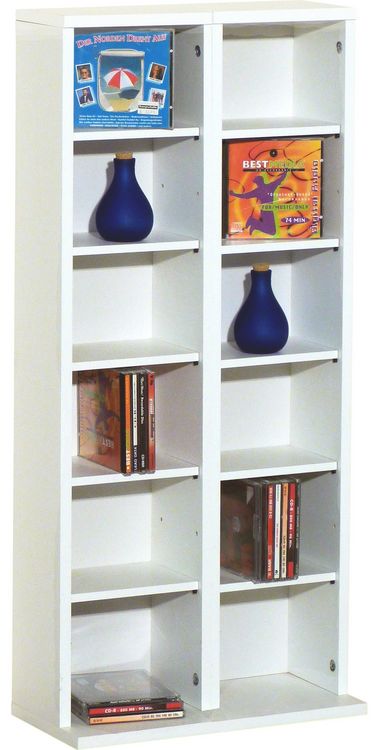 Produktbild: Holz CD DVD Stand Regal Schrank St&auml;nder Milano