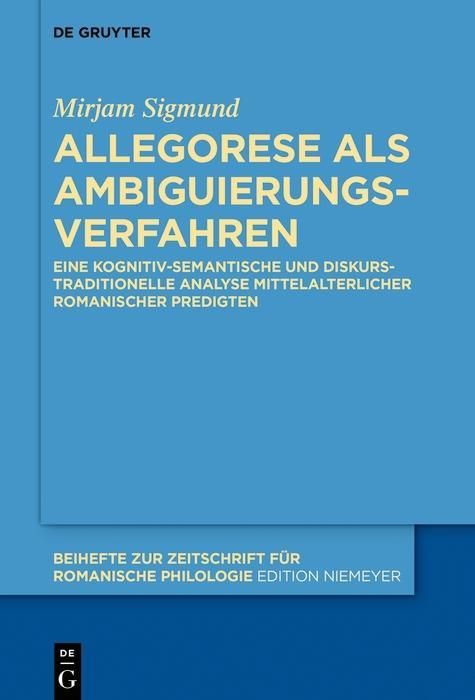 Produktbild: Allegorese als Ambiguierungsverfahren