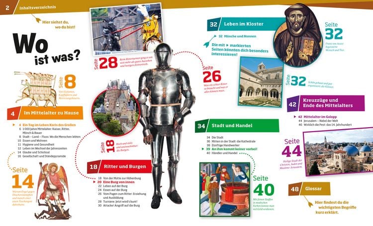 Produktbild: WAS IST WAS Band 118 Mittelalter. Die Welt der Kaiser, Edelleute und Bauern