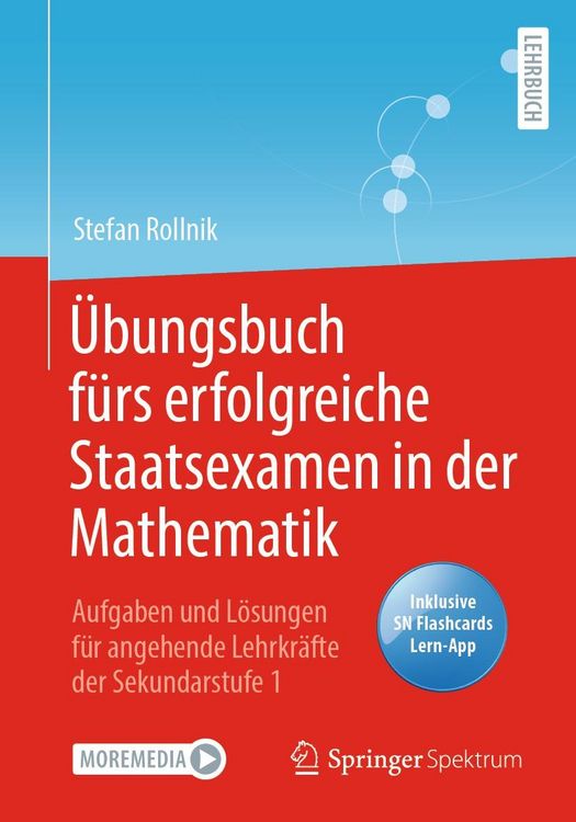 Produktbild: &Uuml;bungsbuch f&uuml;rs erfolgreiche Staatsexamen in der Mathematik