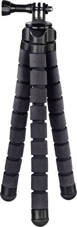 Produktbild: hama 00004613 Stativ "Flex" f&uuml;r Smartphone und GoPro, 26 cm, Schwarz