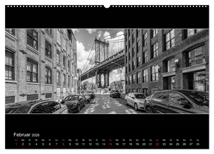 Produktbild: NEW YORK CITY H&ouml;hepunkte im Panoramaformat (Wandkalender 2026 DIN A2 quer), CALVENDO Monatskalender