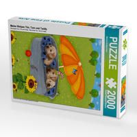 Produktbild: CALVENDO Puzzle Meine Welpen Tim, Tom und Teddy | 2000 Teile Lege-Gr&ouml;&szlig;e 90x67cm Foto-Puzzle f&uuml;r gl&uuml;ckliche Stunden