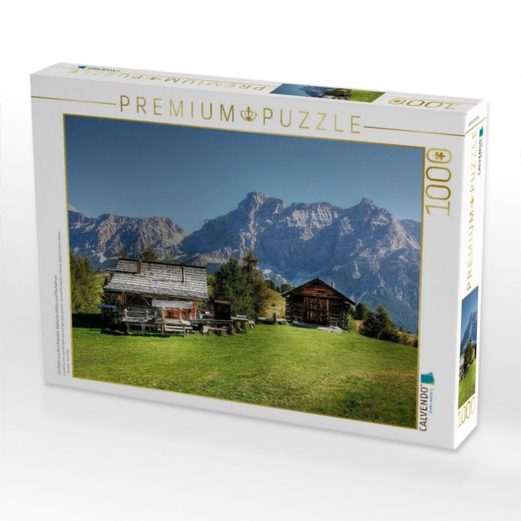 Produktbild: CALVENDO Puzzle Ein Motiv aus dem Kalender Idyllische H&uuml;tten und Hochalmen | 1000 Teile Lege-Gr&ouml;&szlig;e 64x48cm Foto-Puzzle f&uuml;r gl&uuml;ckliche Stunden