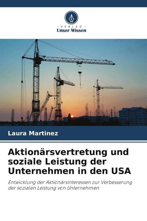 Produktbild: Aktion&auml;rsvertretung und soziale Leistung der Unternehmen in den USA