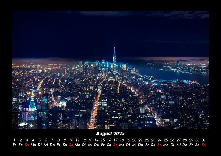 Produktbild: New York 2025 Fotokalender DIN A3
