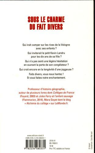 Produktbild: Sous Le Charme Du Fait Divers