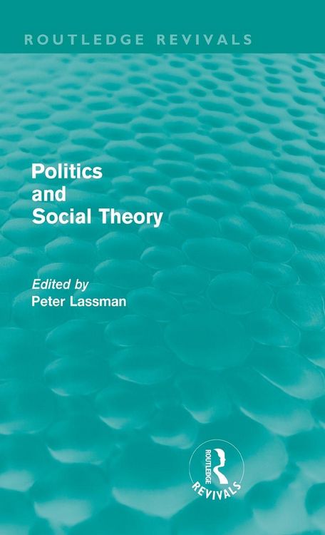 Produktbild: Politics and Social Theory