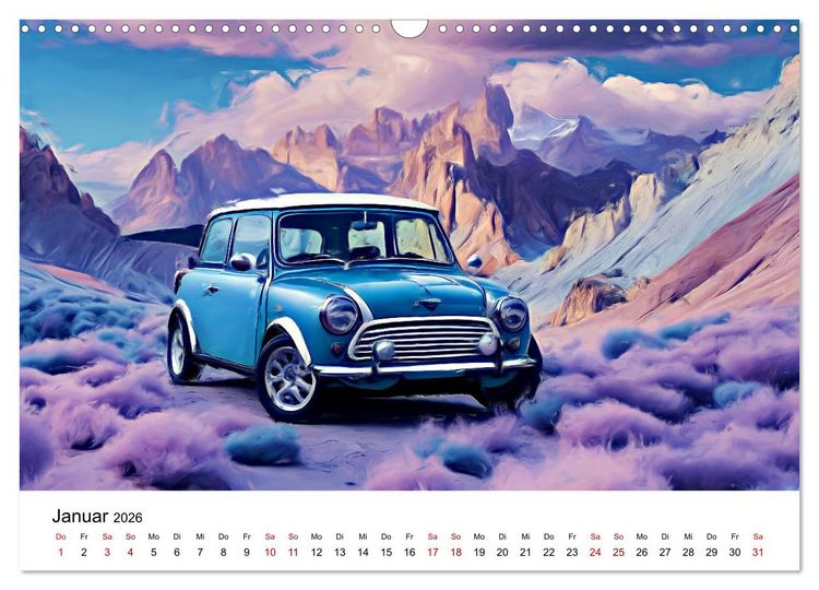 Produktbild: Surreale Autofreuden (Wandkalender 2026 DIN A3 quer), CALVENDO Monatskalender