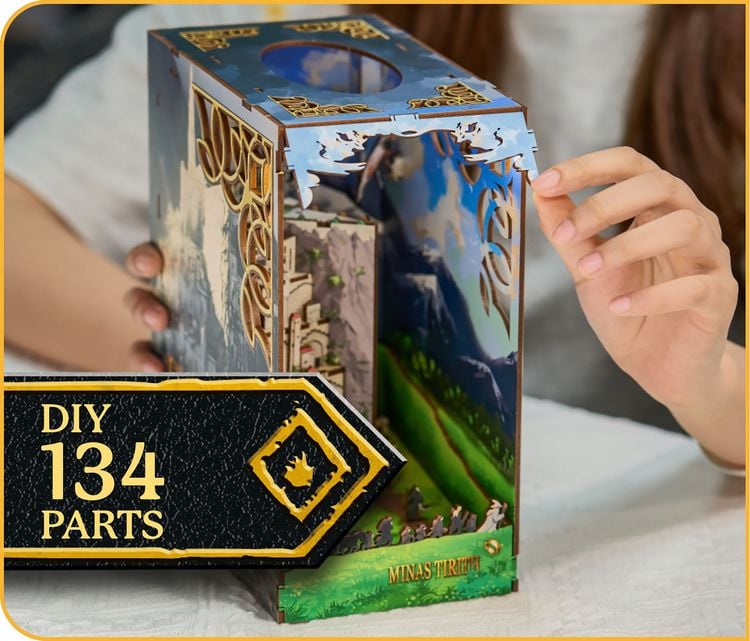 Produktbild: Book Nook DIY B&uuml;cherecke Herr der Ringe Minas Tirith