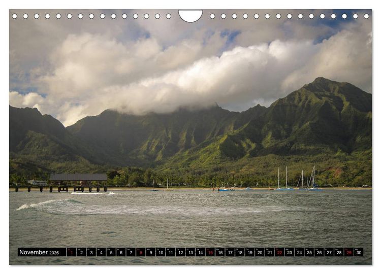 Produktbild: Wandern auf Hawaii - Berge im Pazifik (Wandkalender 2026 DIN A4 quer), CALVENDO Monatskalender