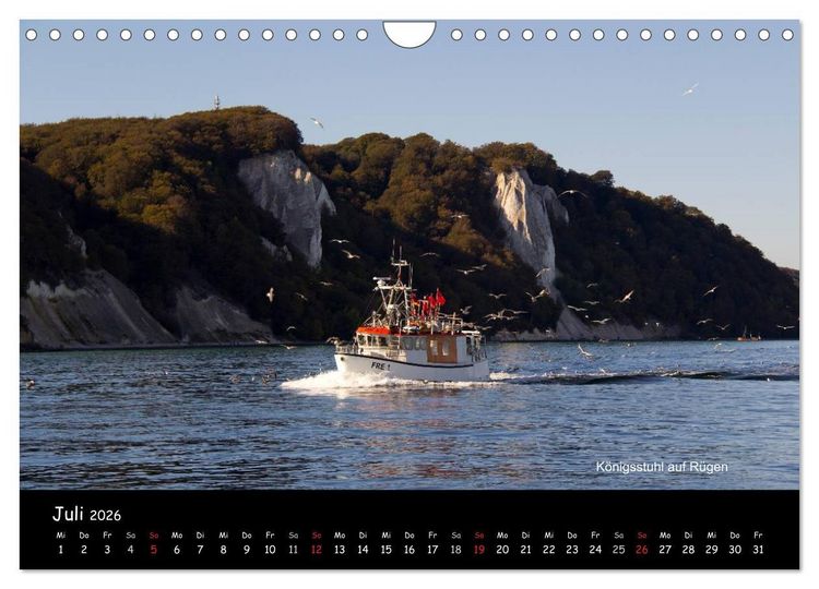 Produktbild: Landschaften im Norden (Wandkalender 2026 DIN A4 quer), CALVENDO Monatskalender