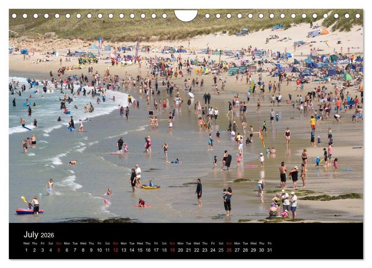 Produktbild: Penwith Landscapes Cornwall 2026 (Wall Calendar 2026 DIN A4 landscape), CALVENDO 12 Month Wall Calendar