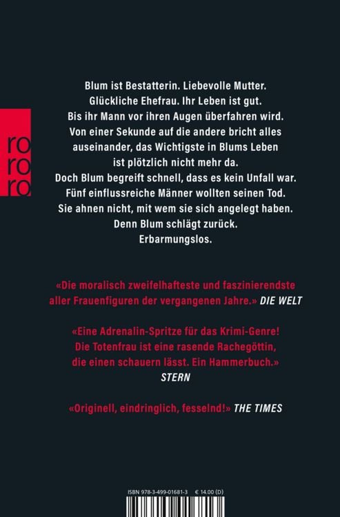 Produktbild: Totenfrau - Die Rache