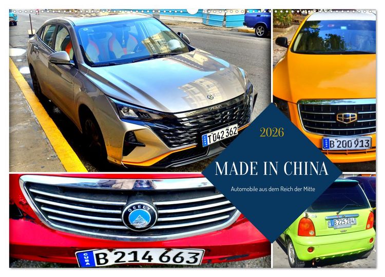 Produktbild: MADE IN CHINA - Automobile aus dem Reich der Mitte (Wandkalender 2026 DIN A2 quer), CALVENDO Monatskalender