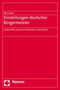 Produktbild: Einstellungen deutscher B&uuml;rgermeister