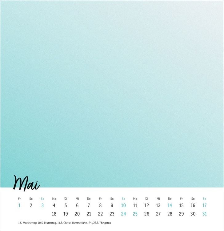 Produktbild: Kreativkalender zum Aufstellen Design 2026