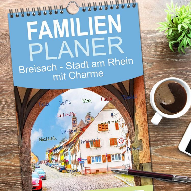 Produktbild: Familienplaner 2026 - Breisach - Stadt am Rhein mit Charme mit 5 Spalten (Wandkalender, 21 x 45 cm) CALVENDO