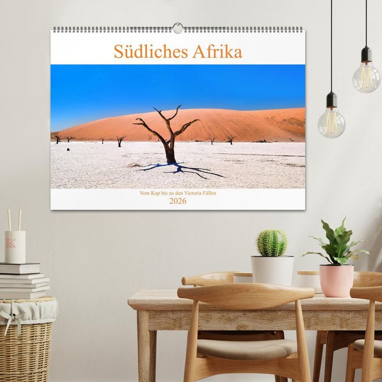 Produktbild: S&uuml;dliches Afrika - Vom Kap bis zu den Victoria F&auml;llen (Wandkalender 2026 DIN A2 quer), CALVENDO Monatskalender