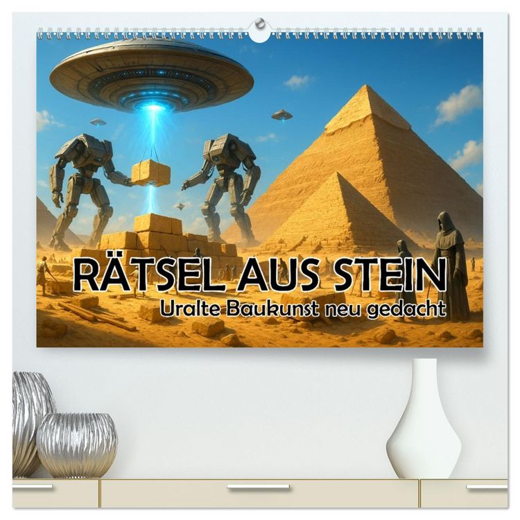 Produktbild: R&auml;tsel aus Stein - Uralte Baukunst neu gedacht (hochwertiger Premium Wandkalender 2026 DIN A2 quer), Kunstdruck in Hochglanz
