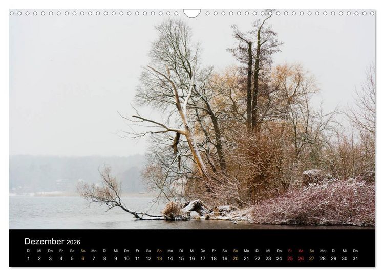 Produktbild: Brandenburg - Landschaften zwischen Elbe und Oder (Wandkalender 2026 DIN A3 quer), CALVENDO Monatskalender