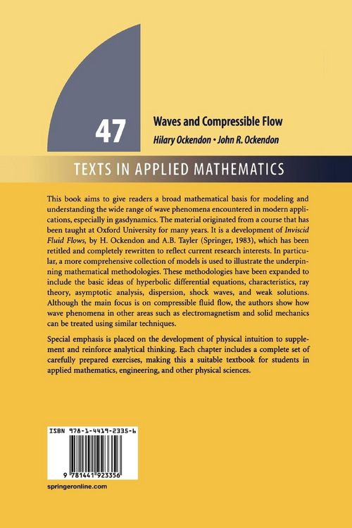 Produktbild: Waves and Compressible Flow