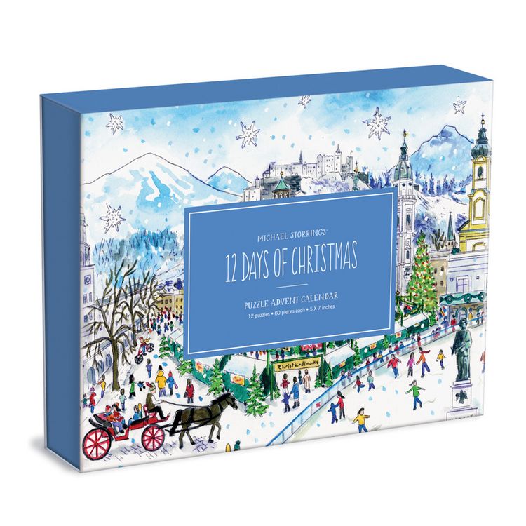 Produktbild: Michael Storrings 12 Days of Christmas Advent Puzzle Calendar
