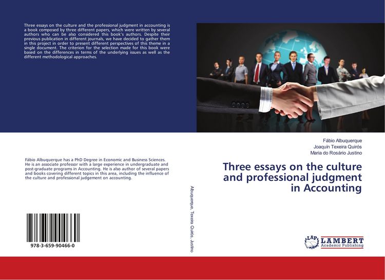 Produktbild: Three essays on the culture and professional judgment in Accounting
