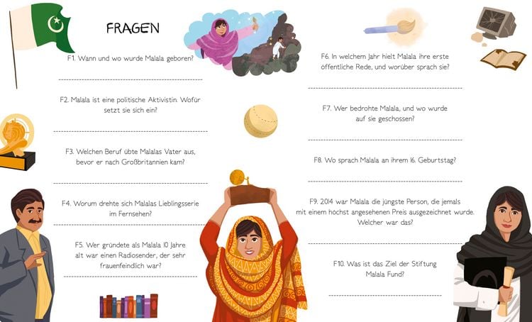 Produktbild: Malala Yousafzai. Total Genial!