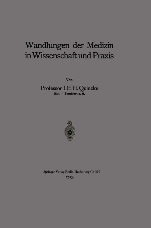 Produktbild: Wandlungen der Medizin in Wissenschaft und Praxis